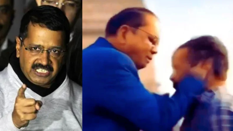 केजरीवाल ने बाबा साहेब अंबेडकर से मिलकर की बातचीत, वीडियो हुआ वायरल!