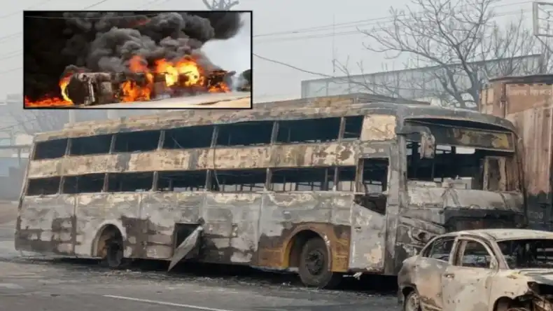 जयपुर अग्निकांड में 14 की मौत, शवों की पहचान मुश्किल, 16 महीने पहले खत्म हो चुका था बस का परमिट