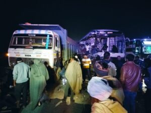 Road accident in Bhavnagar