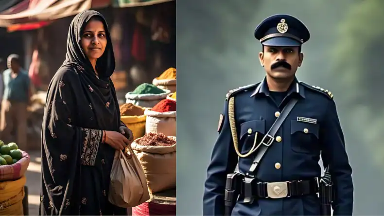 इतनी बेशर्मी! 8 पैकेट आपत्तिजनक सामान लेकर खड़ी थी महिला, जवान पुलिस वाले से बोली- घर जाना चाह…
