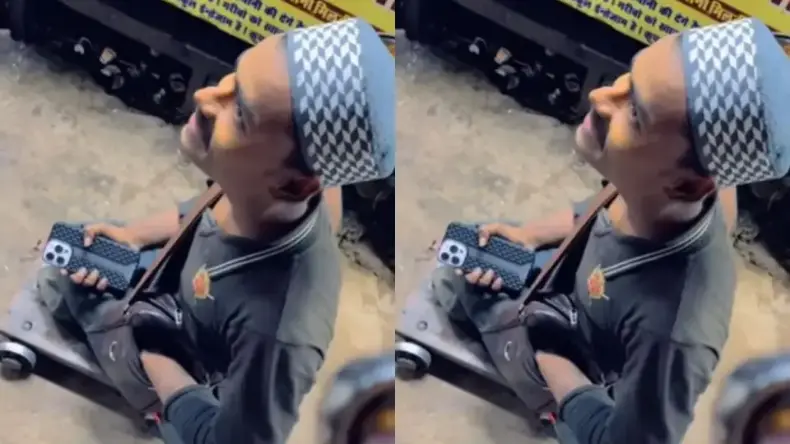 अजमेर शरीफ के बाहर मांग रहा था भीख, फिर पकड़ाया लाखों का सामान, देखें वीडियो में…