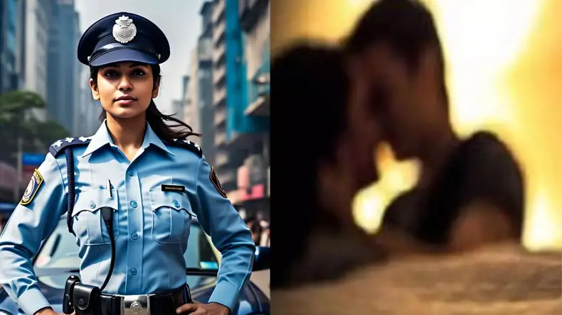 रिपोर्टिंग के लिए थाने पहुंचे यूट्यूबर पर फिदा हुई महिला सिपाही, झटपट कपड़े उतार करने लगी गंदा काम, फिर आ धमके दारोगा जी…