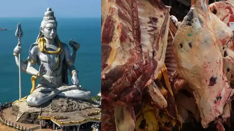 मंदिर के बाहर मिला मांस का टुकड़ा, शिव जी का अपमान, आखिर किसने रची साजिश!