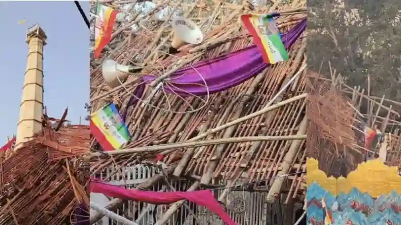 बागपत में निर्वाण पर्व पर बड़ा हादसा, मानस्तम्भ परिसर में बना मचान ढहने से 7 की मौत, 75 से ज्यादा श्रद्धालु घायल