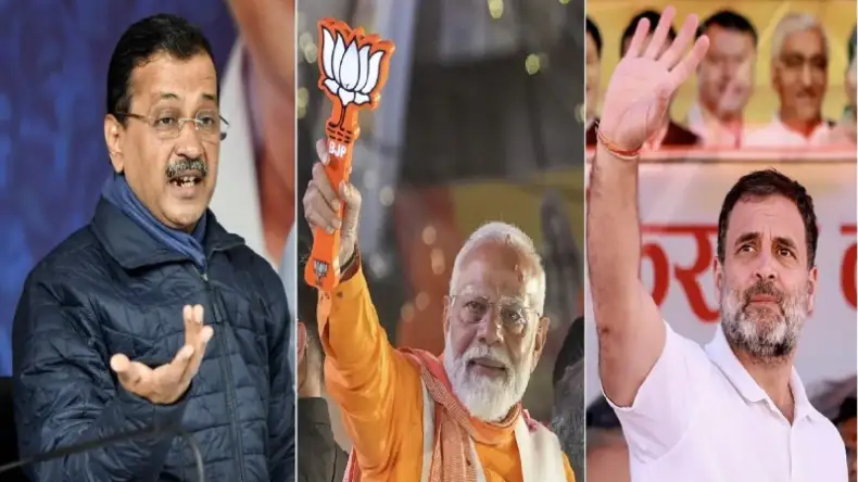Delhi Election:  घोषणाओं में केजरीवाल से भी आगे निकली BJP….. राहुल ने मारा हथौड़ा