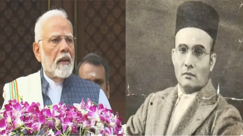 PM मोदी ने दिल्ली में वीर सावरकर कॉलेज की आधारशिला रखी, झुग्गीवासियों को दी सपनों की चाभी