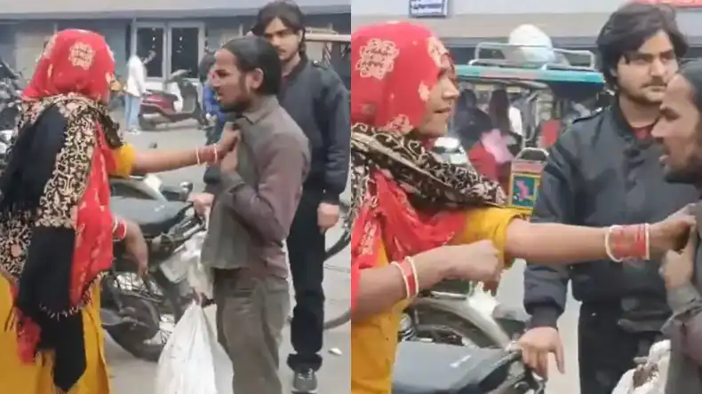 महिला ने बीच बाजार में किया कुछ ऐसा, देखकर दंग रह जाएंगे आप, वीडियो वायरल