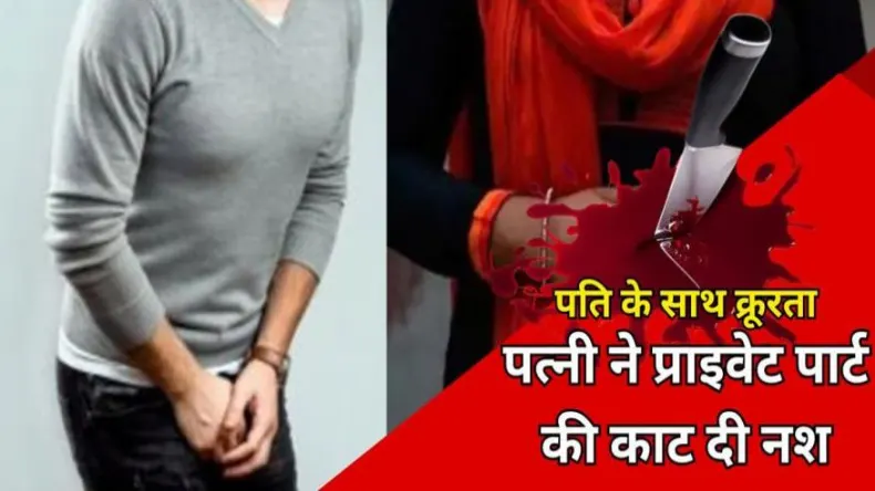 प्राइवेट पार्ट की नस काटी-फिर कर डाला कांड, पति को बेहोश कर पत्नी ने की शर्मनाक हरकत, चोरी करके हुई फरार