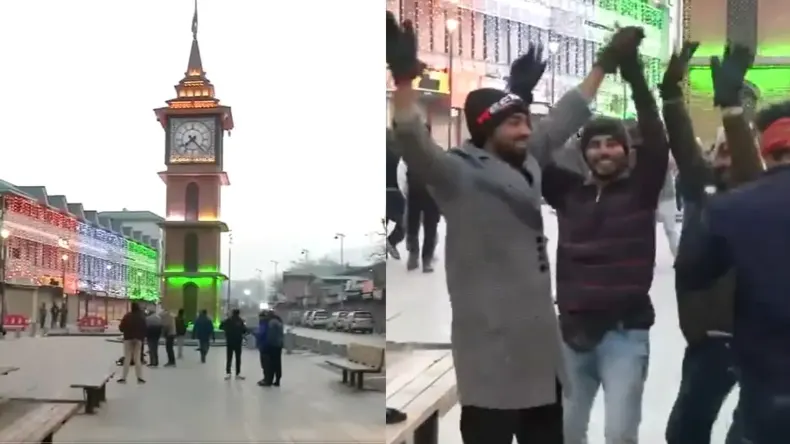 Republic Day 2025: देशभक्ति के रंग में रंगे श्रीनगर के लोग, सड़कों पर जमकर मना जश्न