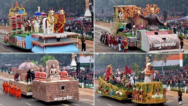 Photo: जमीन से लेकर आसमान तक…कर्तव्य पथ पर दुनिया ने देखा भारत का शौर्य और पराक्रम
