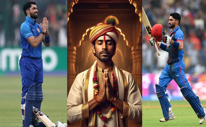 अफगानिस्तान के इब्राहीम जादरान ने सेंचुरी के बाद किया ‘नमन’, हिंदू परंपरा में जोड़े हाथ, जानिए 4 बड़े रिकॉर्ड!