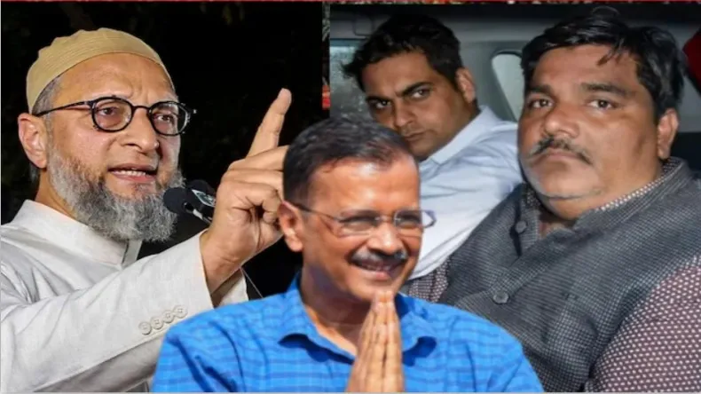 मुस्तफाबाद: ओवैसी के प्रत्याशी ताहिर हुसैन ने केजरीवाल का खेल किया खराब