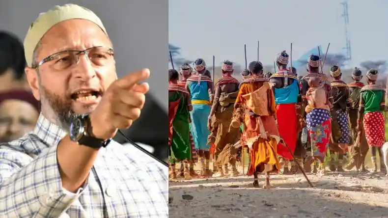 ओवैसी का खौला खून, लोगों को कर रहे हैं गुमराह, आदिवासियों की जमीन किया जा रहा कब्जा
