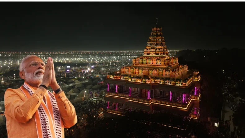 100 करोड़ हिंदुओं के सामने मोदी ने जोड़ लिए हाथ, बोले पीएम कोई कमी रह गई हो तो कर देना माफ़