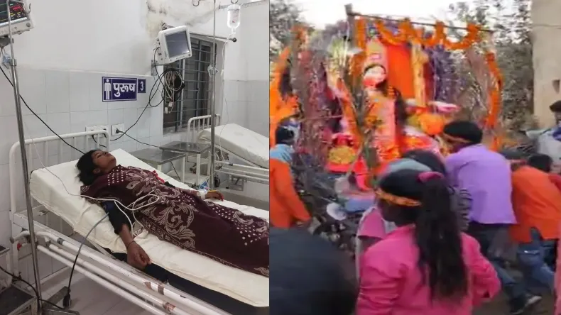 झारखंड में सरस्वती माता की मूर्ति पर मुस्लिमों ने बरसायें पत्थर, हिंदू लड़कियों को मार-मारकर ICU में पहुंचा दिया