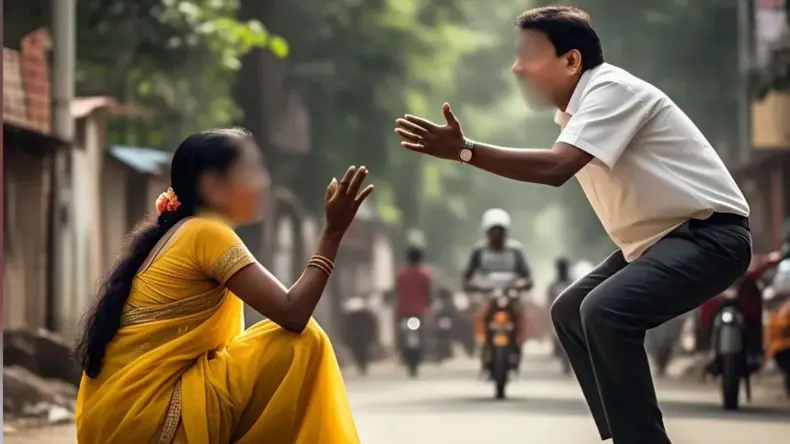 शराब पीने के बाद बेकाबू हुई पत्नी, फिर रखी डिमांड, पूरी न होने पर पति की सरेआम पिटाई कर दी पिटाई!