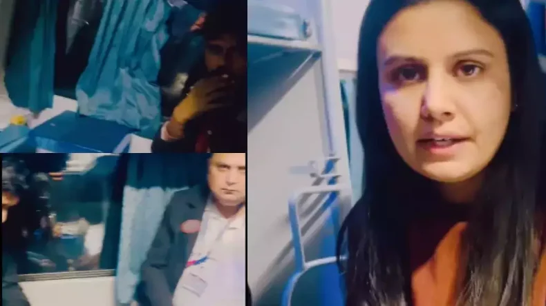 मनचलों को नहीं रहा किसी का खौफ, चलती ट्रेन में महिला के साथ की बदसलूकी, वीडियो देखकर खौल उठेगा खून
