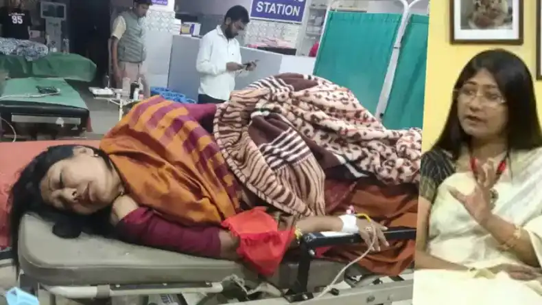 महाकुंभ से लौटते वक्त सड़क हादसे का शिकार हुई सांसद महुआ मांझी, अस्पताल में भर्ती