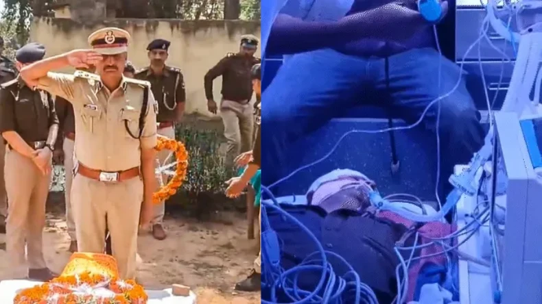 नम आंखों से शहीद ASI को श्रद्धांजलि देने पहुंची बिहार पुलिस, होली पर रॉड से खोपड़ी फोड़कर ले ली थी नशेड़ियों ने जान