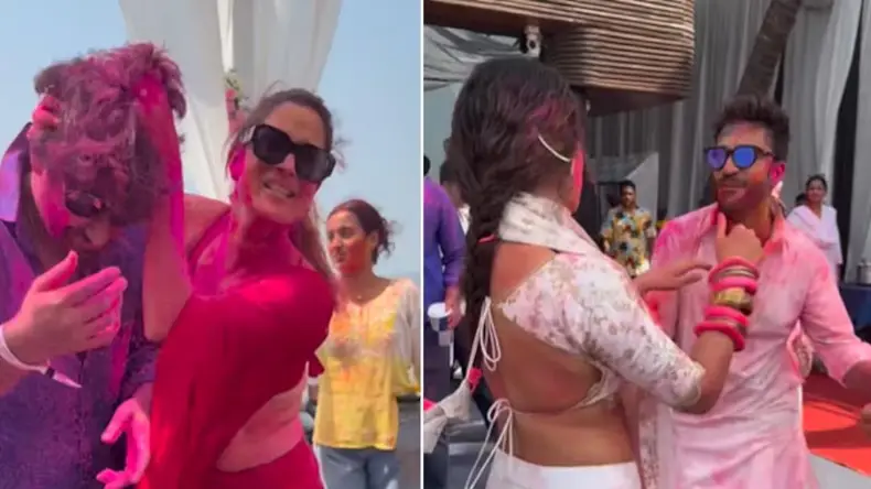 अंकिता लोखंडे की Holi Party में दिखा टीवी सितारों का जलवा, जलेबी बाई गाने पर जमकर नाची ईशा मालवीय