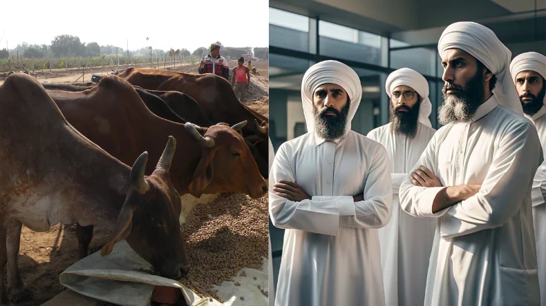गोमांस खाकर रोजा खोल रहे कट्टरपंथी! गर्भवती गाय को ऐसे काटा डॉक्टर हो गया बेहोश, बछड़ा भी तड़प कर मरा