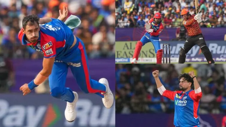अनिकेत का छक्कों का तूफान, स्टार्क की घातक गेंदबाजी! हैदराबाद ने दिल्ली को दिया 164 का चैलेंज