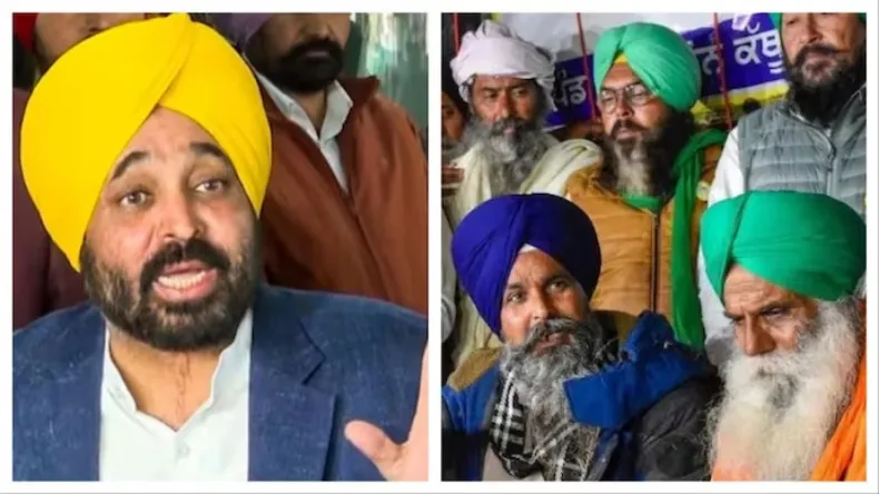 केजरीवाल होशियारपुर गये विपश्यना करने, किसानों ने बोल दिया हल्ला,  भगवंत मान फंस गये!