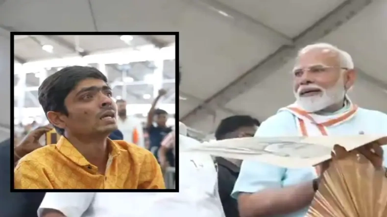 रोते हुए किशोर के हाथ में वो भावुक तस्वीर, PM मोदी ने देखा और जीत लिया दिल!