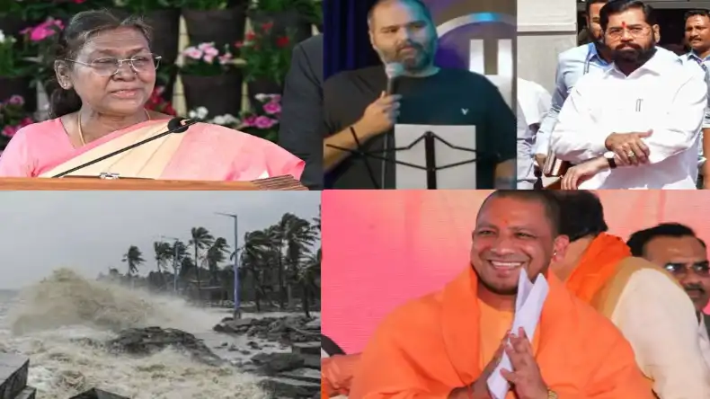 आज की पांच बड़ी ख़बरें: राष्ट्रपति द्रौपदी मुर्मू आज करेंगी छत्तीसगढ़ का दौरा, योगी सरकार को पूरे हुए 8 साल