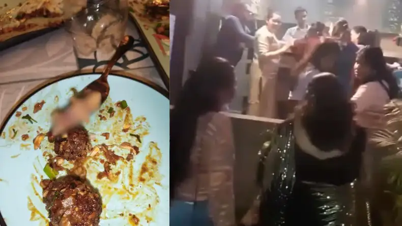 दोस्तों संग महिला दिवस पर डिनर करने पहुंची लेडी, फिर खाने में दिखा कुछ ऐसा, निकल पड़ी चीख