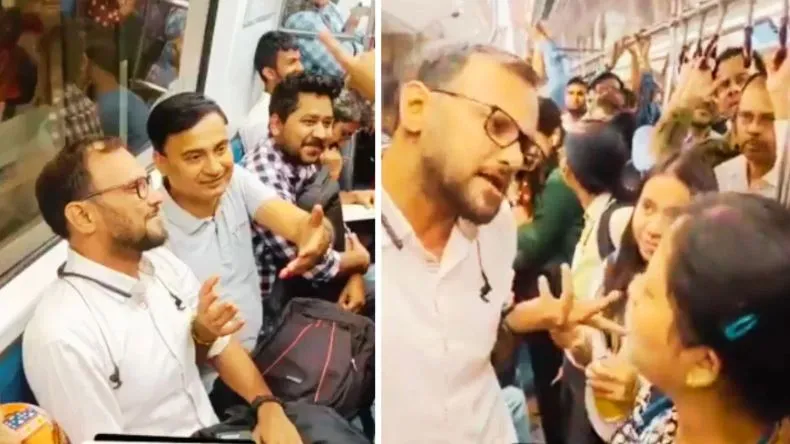 दिल्ली मेट्रो में छिड़ी जंग, सीट को लेकर ऐसा झगड़ा नहीं देखा होगा! देखें Viral Video
