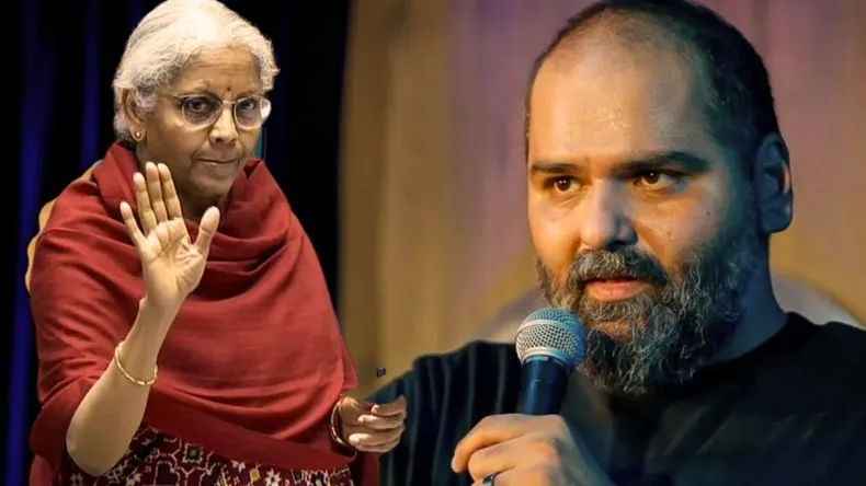 कुणाल कामरा का नया तंज: ‘सैलरी चुराने साड़ी वाली दीदी आई’, निर्मला सीतारमण पर साधा निशाना