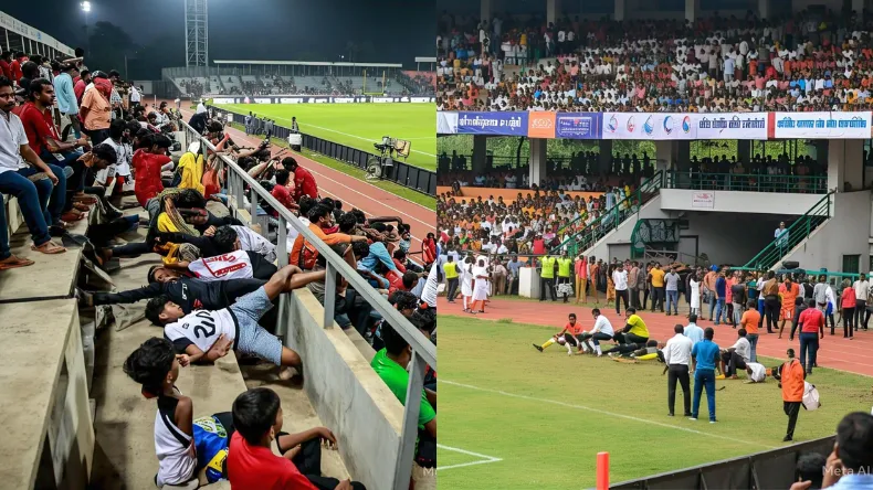केरल में फुटबॉल मैच बना हादसे का मैदान, अस्थायी गैलरी ढही, 21 घायल, 4,000 से ज्यादा दर्शकों में मची अफरातफरी