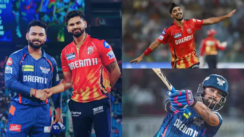ऋषभ पंत का संघर्ष जारी, पंजाब के गेंदबाजों का शानदार प्रदर्शन, पूरन-मार्श-मिलर रहे बेअसर; लखनऊ ने जुटाए 171 रन