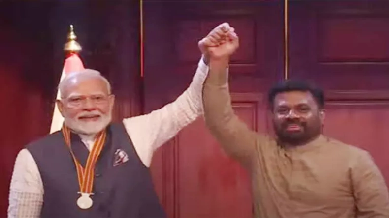 श्री लंका के सर्वोच्च नागरिक सम्मान से सम्मानित किए गए प्रधानमंत्री नरेंद्र मोदी