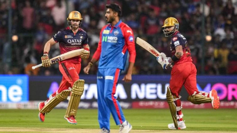 RCB ने DC को दिया 164 रनों का टारगेट, टिम डेविड की तूफानी पारी ने मचाया धमाल!