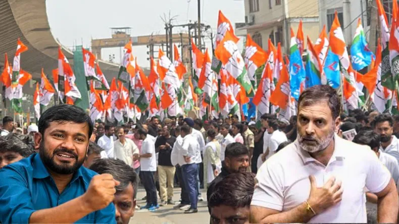 कन्हैया कुमार के साथ सड़क पर राहुल गांधी, ‘पलायन रोको, नौकरी दो’ पदयात्रा में युवाओं का जोश… सफेद टीशर्ट में पहुंचे युवा