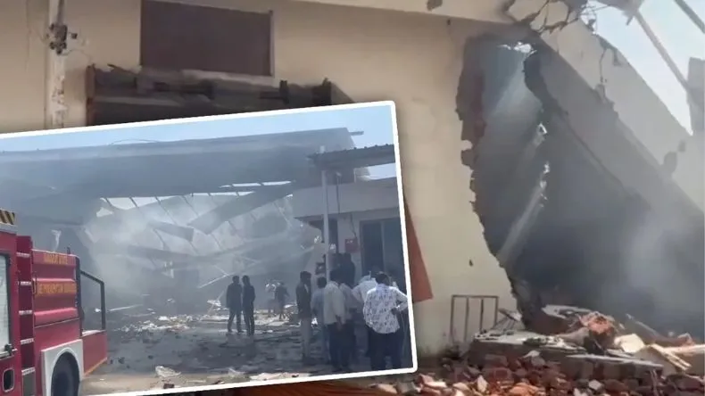गुजरात के बनासकांठा में पटाखा फैक्ट्री में विस्फोट, 18 लोगों की दर्दनाक मौत