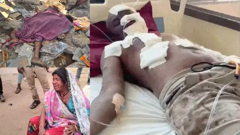 मां का दर्द- ‘बेटे की तेरहवीं के लिए गए थे गुजरात, पूरा परिवार ही खत्म हो गया’; पटाखा फैक्ट्री विस्फोट में एक परिवार के 11 की मौत