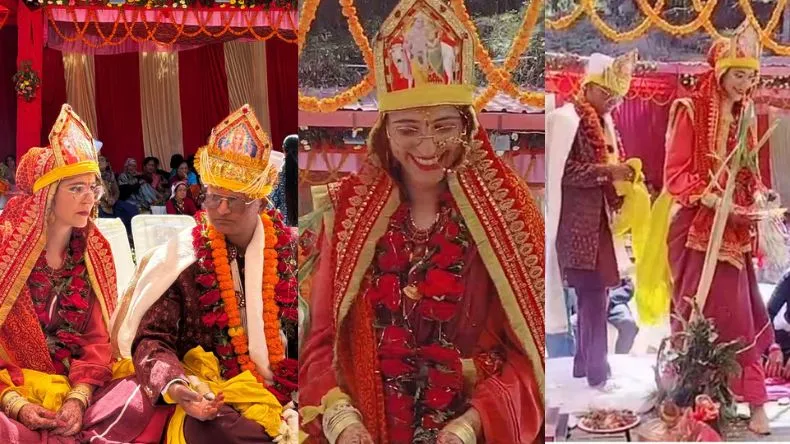 उत्तराखंड में शादी का विदेशी रंग: फ्रांस की अनियास लुईस ने रचाया देसी बंधन