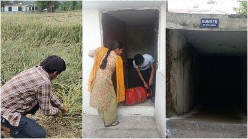 भारत-पाक में बढ़ा तनाव! बंकरों की सफाई करने में जुटे बॉर्डर के पास रहने वाले लोग, फसल भी काट रहे