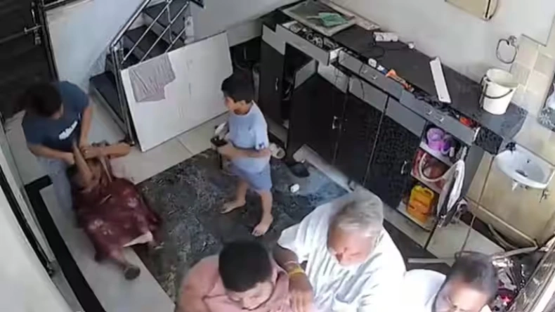 हे ईश्वर! बहू ने सास की लात-मुक्के से की पिटाई, बाप-भाई से भी कुटवाया, Video देखकर बुजुर्गों का सूखा हलक