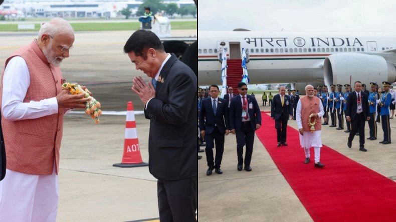 थाईलैंड पहुंचे मोदी का जोरदार स्वागत, वंदे मातरम्- जय हिंद के लगे नारे, Video देखकर पड़ोसियों की फूली सांसे