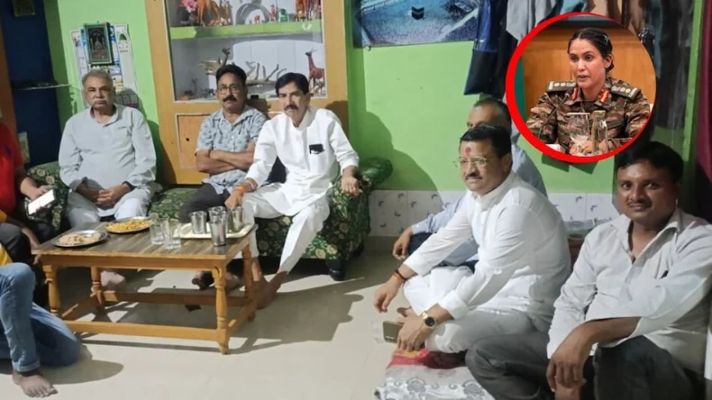 कर्नल सोफिया कुरैशी को आतंकियों की बहन बताने के बाद डैमेज कंट्रोल में लगे भाजपा नेता, उनके घर पहुंचकर बताया भारत की बेटी