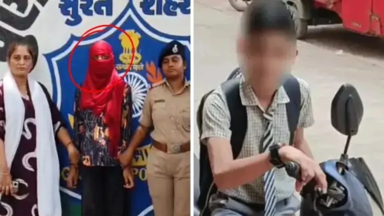 13 साल के स्टूडेंट को लेकर भागी 23 वर्षीय टीचर, बोली मेरे पेट में इसका 5 महीने का बच्चा, छात्र बोला संबंध बनाते बनाते हो गई गर्भवती