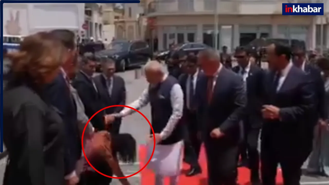 विदेश में दिखे भारतीय संस्कार…निकोसिया में एक महिला ने छुए पीएम मोदी के पैर, Video देख गद-गद हो जाएगा हर भारतीय