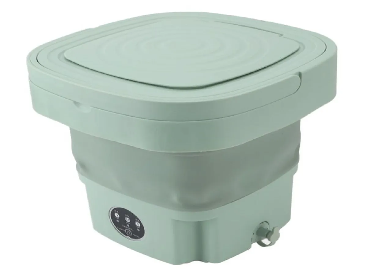 Portable Washing Machine: बिजली की बचत के साथ कपड़े धोने की सबसे छोटी मशीन, दो मिनट में चमचमा जाएगें कपड़े